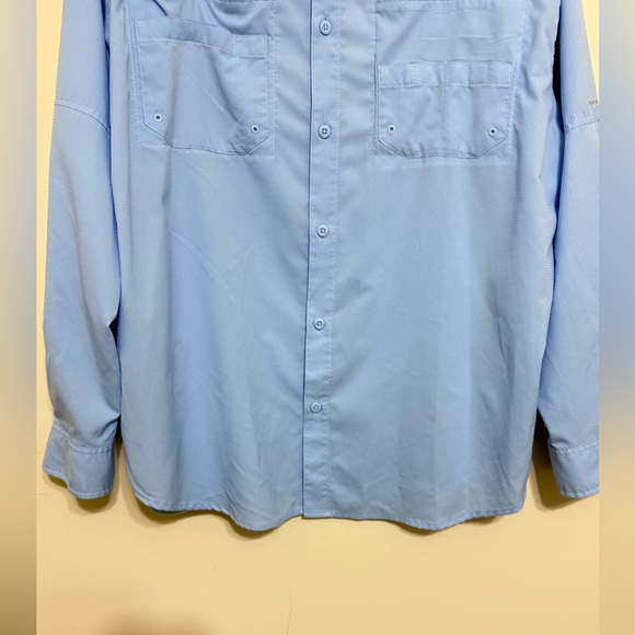 Columbia PFG Tamiami Il Button Long Sleeve Shirt Omni-Shade Classic Fit Size XL - Picture 4 of 14